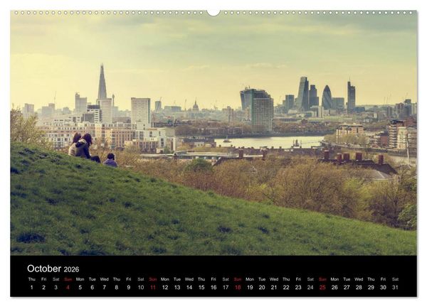 Produktbild: London 2026 (High Quality Premium Wall Calendar 2026 DIN A2 landscape),CALVENDO 12 Month Wall Calendar