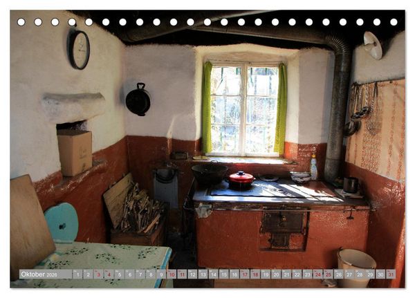 Produktbild: Ultental Wundersch&ouml;ne alte Bauernh&auml;user (Tischkalender 2026 DIN A5 quer), CALVENDO Monatskalender