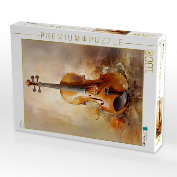 Produktbild: CALVENDO Puzzle Die Geige | 1000 Teile Lege-Gr&ouml;&szlig;e 64x48cm Foto-Puzzle f&uuml;r gl&uuml;ckliche Stunden