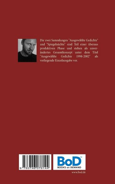 Produktbild: Ausgew&auml;hlte Gedichte 1998-2002