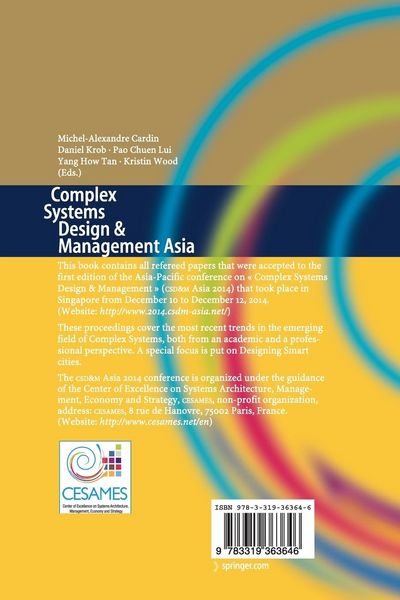 Produktbild: Complex Systems Design & Management Asia