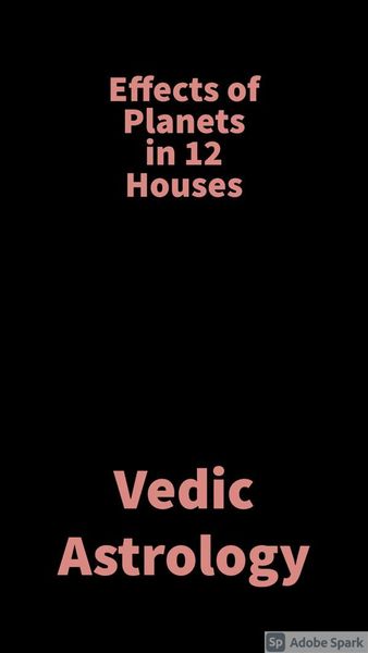 Produktbild: Effects of planets in 12 houses