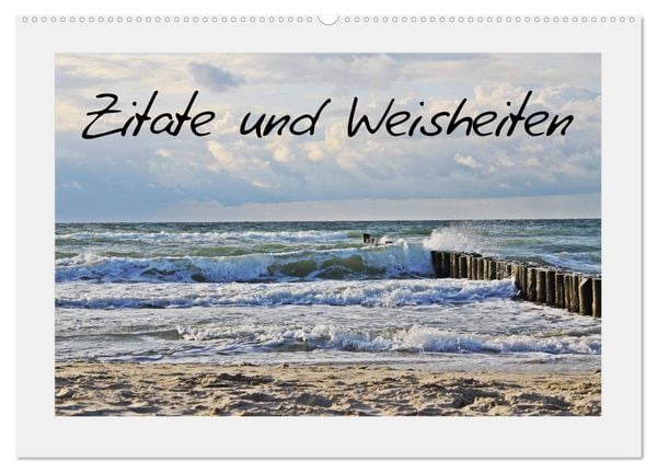 Produktbild: Zitate und Weisheiten (Wandkalender 2026 DIN A2 quer), CALVENDO Monatskalender