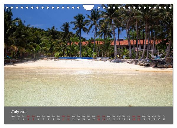 Produktbild: Vietnam`s most beautiful beaches (Wall Calendar 2026 DIN A4 landscape), CALVENDO 12 Month Wall Calendar