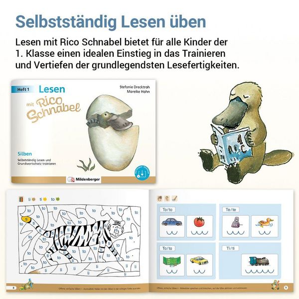 Lesen mit Rico Schnabel, Heft 1: Silben online bestellen