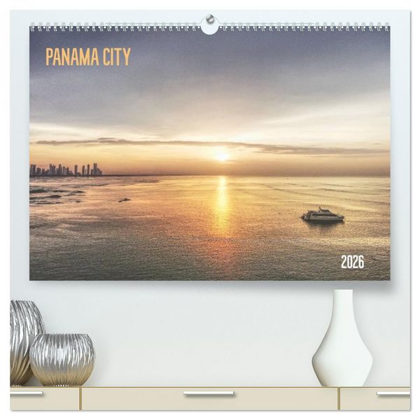 Produktbild: Panama City (hochwertiger Premium Wandkalender 2026 DIN A2 quer), Kunstdruck in Hochglanz