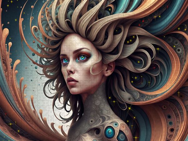 Produktbild: CALVENDO Puzzle Ein Motiv aus dem Kalender Fantasie Universum Sch&ouml;nheiten | 1000 Teile Lege-Gr&ouml;&szlig;e 64x48cm Foto-Puzzle f&uuml;r gl&uuml;ckliche Stunden