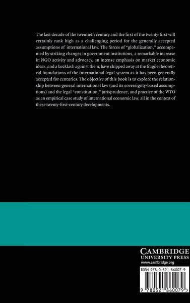 Produktbild: Sovereignty, the WTO and Changing Fundamentals of International Law