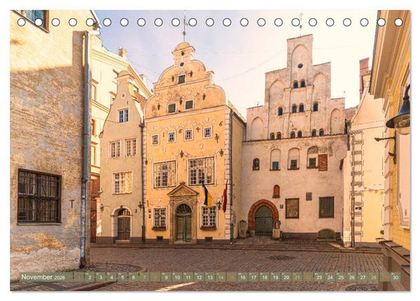 Produktbild: Tallinn-Riga-Vilnius-Memel, eine Traumreise durch das Baltikum. (Tischkalender 2026 DIN A5 quer), CALVENDO Monatskalender