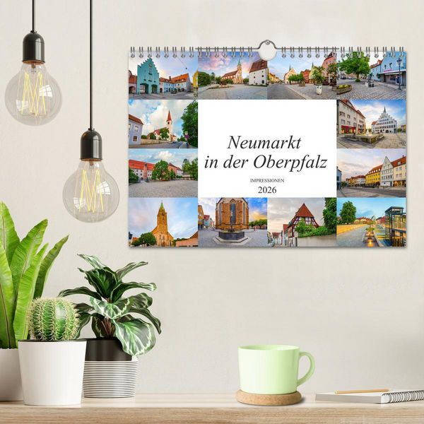 Produktbild: Neumarkt in der Oberpfalz Impressionen (Wandkalender 2026 DIN A4 quer), CALVENDO Monatskalender
