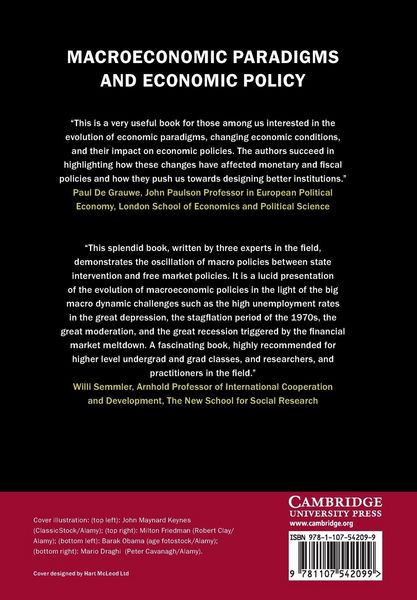 Produktbild: Macroeconomic Paradigms and Economic Policy
