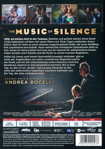 The Music of Silence - Die einzigartige Lebensgeschichte von Andrea Bocelli