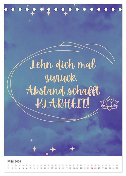 Produktbild: Freudvoll durchs Jahr! (Tischkalender 2026 DIN A5 hoch), CALVENDO Monatskalender