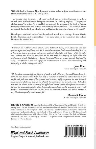 Produktbild: The Book of Acts in History