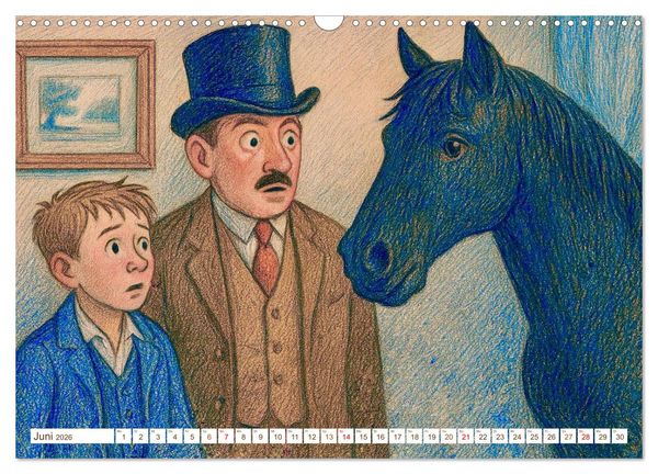 Produktbild: Erich K&auml;stner (Wandkalender 2026 DIN A3 quer), CALVENDO Monatskalender
