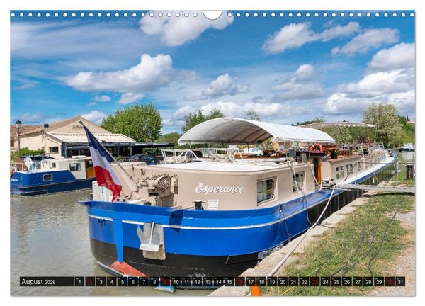 Produktbild: Der K&ouml;nigliche Kanal. Die Wasserstra&szlig;e im Languedoc (Wandkalender 2026 DIN A3 quer), CALVENDO Monatskalender