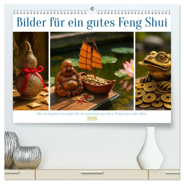 Produktbild: Bilder f&uuml;r ein gutes Feng Shui (hochwertiger Premium Wandkalender 2026 DIN A2 quer), Kunstdruck in Hochglanz