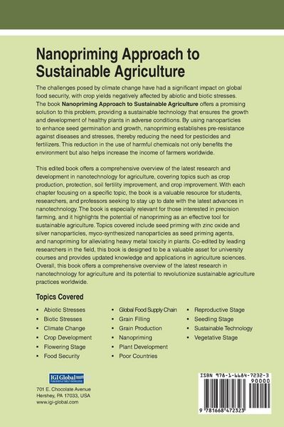 Produktbild: Nanopriming Approach to Sustainable Agriculture