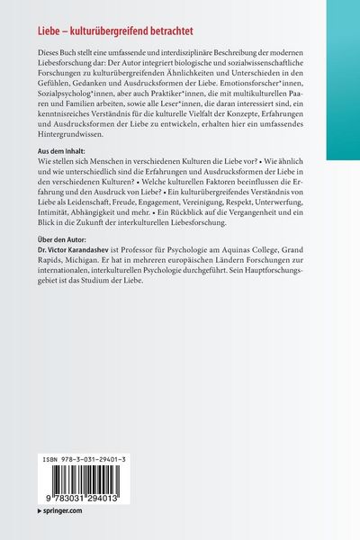 Produktbild: Liebe &ndash; kultur&uuml;bergreifend betrachtet