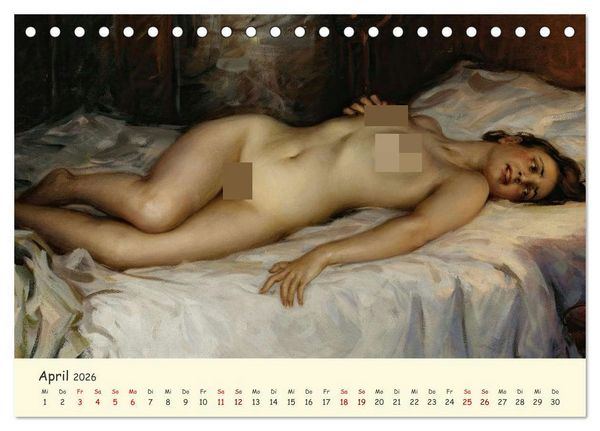 Produktbild: Zeitlose Muse (Tischkalender 2026 DIN A5 quer), CALVENDO Monatskalender