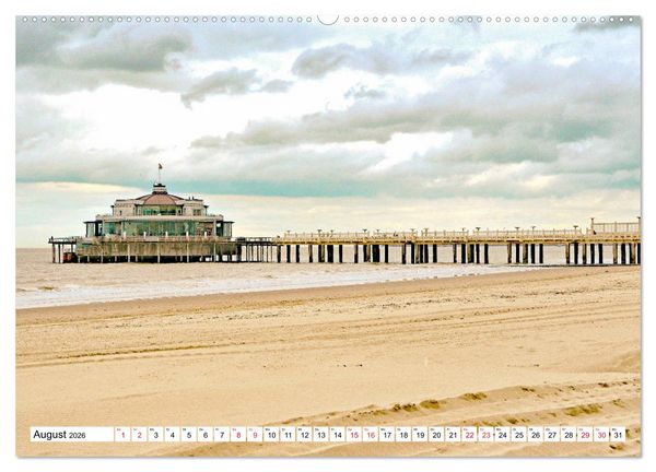 Produktbild: Blankenberge - belgischer K&uuml;stenort (Wandkalender 2026 DIN A2 quer), CALVENDO Monatskalender