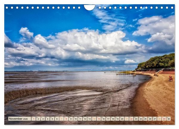 Produktbild: Friesland - Nordseebad Dangast (Wandkalender 2026 DIN A4 quer), CALVENDO Monatskalender