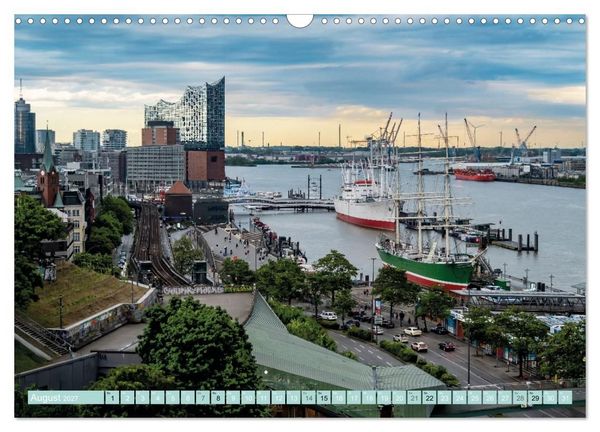 Produktbild: Mein Hamburg - Stadt am Wasser (Wandkalender 2027 DIN A3 quer), CALVENDO Monatskalender