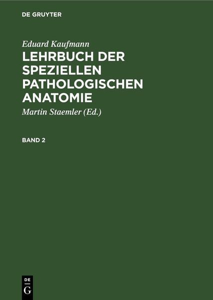 Produktbild: Lehrbuch der speziellen pathologischen Anatomie. Band 2