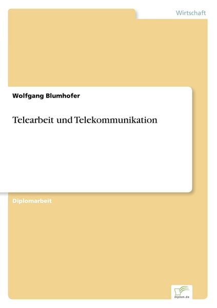 Produktbild: Telearbeit und Telekommunikation