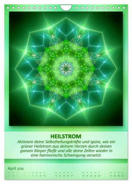 Produktbild: Light Energy Mandalas - Kalender - Vol. 1 (Wandkalender 2026 DIN A4 hoch), CALVENDO Monatskalender