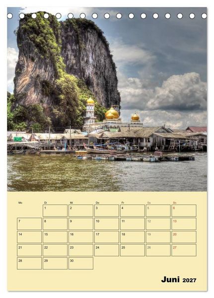 Produktbild: S&uuml;dthailand (Tischkalender 2027 DIN A5 hoch), CALVENDO Monatskalender