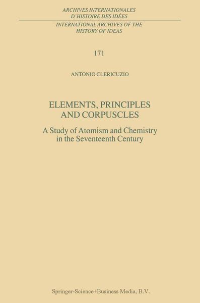 Produktbild: Elements, Principles and Corpuscles