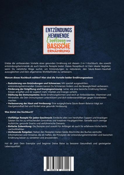 Produktbild: Entz&uuml;ndungshemmende Ern&auml;hrung und Basische Ern&auml;hrung