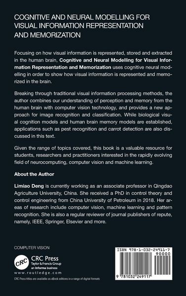 Produktbild: Cognitive and Neural Modelling for Visual Information Representation and Memorization