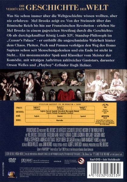 Produktbild: Mel Brooks' Die verr&uuml;ckte Geschichte der Welt