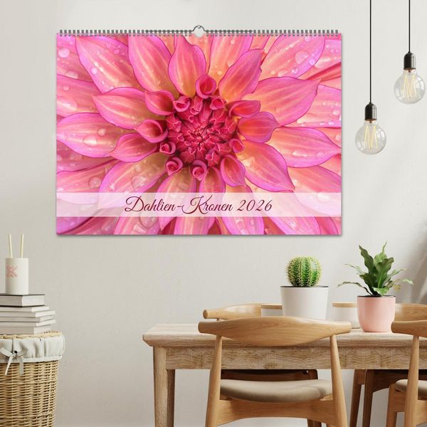 Produktbild: Dahlien-Kronen (Wandkalender 2026 DIN A2 quer), CALVENDO Monatskalender