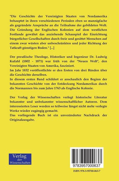 Produktbild: Die Geschichte der Vereinigten Staaten von Nordamerika