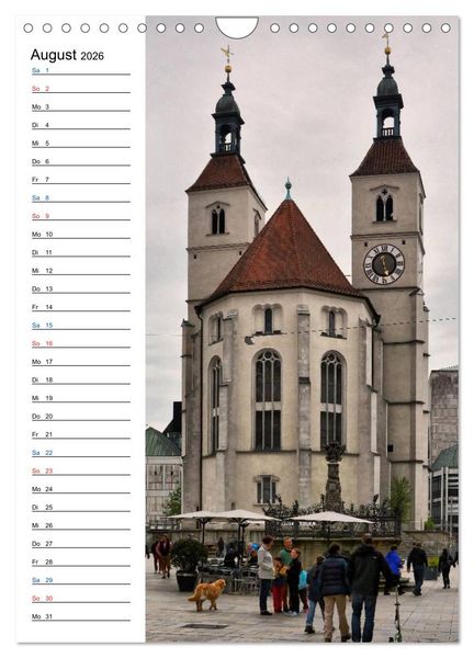 Produktbild: Regensburg - Ansichtssache (Wandkalender 2026 DIN A4 hoch), CALVENDO Monatskalender