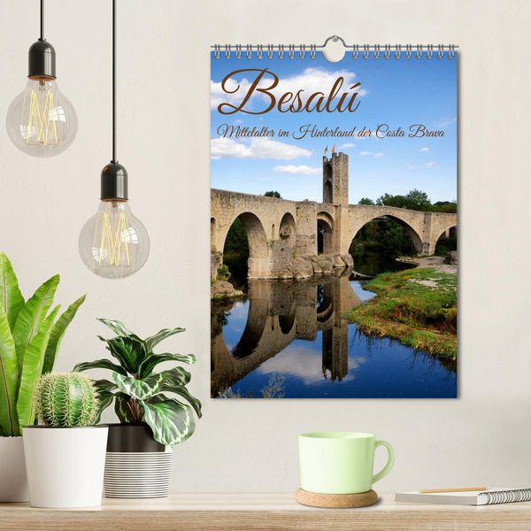 Produktbild: Besal&uacute; - Mittelalter im Hinterland der Costa Brava (Wandkalender 2026 DIN A4 hoch), CALVENDO Monatskalender