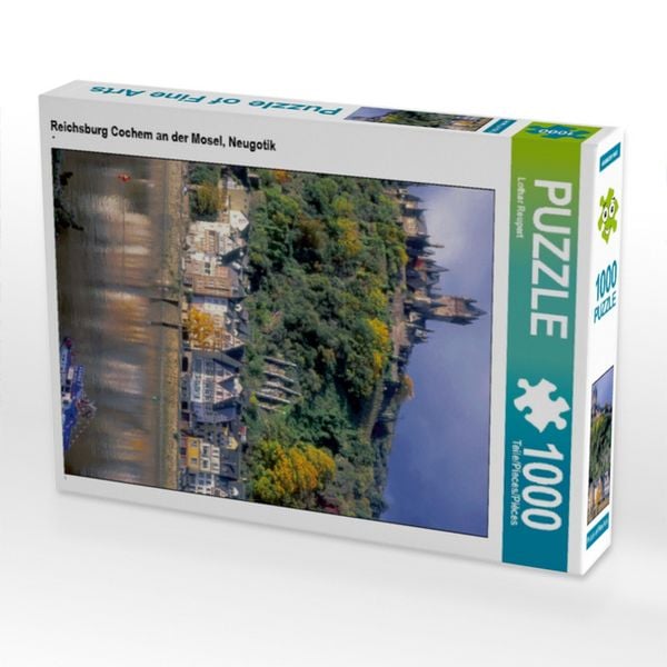 Produktbild: CALVENDO Puzzle Reichsburg Cochem an der Mosel, Neugotik | 1000 Teile Lege-Gr&ouml;&szlig;e 64x48cm Foto-Puzzle f&uuml;r gl&uuml;ckliche Stunden