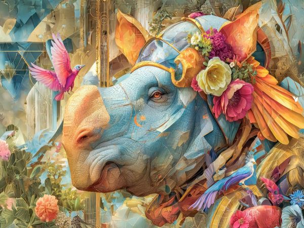 Produktbild: CALVENDO Puzzle Werke der Fantasie | 1000 Teile Lege-Gr&ouml;&szlig;e 64x48cm Foto-Puzzle f&uuml;r gl&uuml;ckliche Stunden