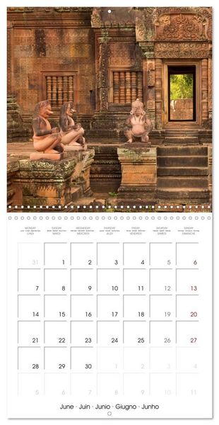Produktbild: ANGKOR, TEMPLE IN THE JUNGLE (Wall Calendar 2027 12 &times; 12 Inch) CALVENDO 12 Month Wall Calendar