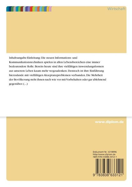 Produktbild: Der Einsatz moderner Informations- und Kommunikations-Technologien in der Versicherungswirtschaft im Zeichen des Wandels
