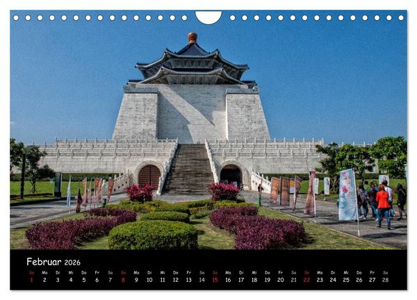 Produktbild: Taipeh, Metropole zwischen Tradition und Moderne. (Wandkalender 2026 DIN A4 quer), CALVENDO Monatskalender