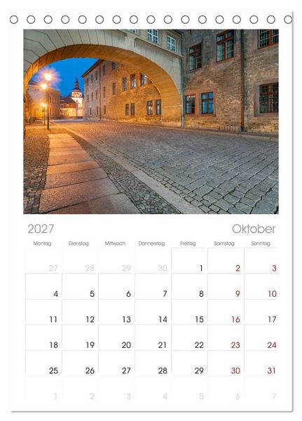 Produktbild: Tischplaner 2027 - Merseburg - Meine Domstadt an der Saale (A5 Tischkalender zum Aufstellen) CALVENDO