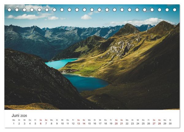 Produktbild: Schweiz - Faszination Natur (Tischkalender 2026 DIN A5 quer), CALVENDO Monatskalender