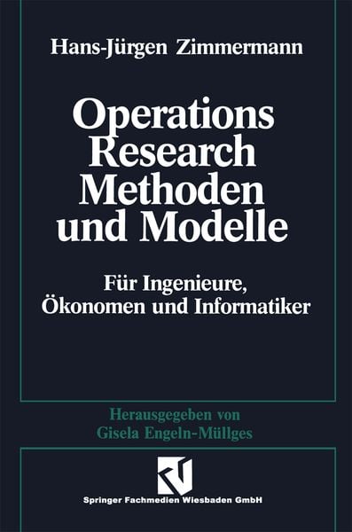 Produktbild: Methoden und Modelle des Operations Research