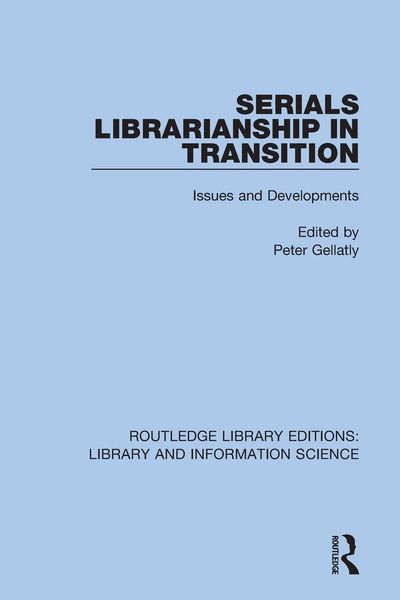 Produktbild: Serials Librarianship in Transition