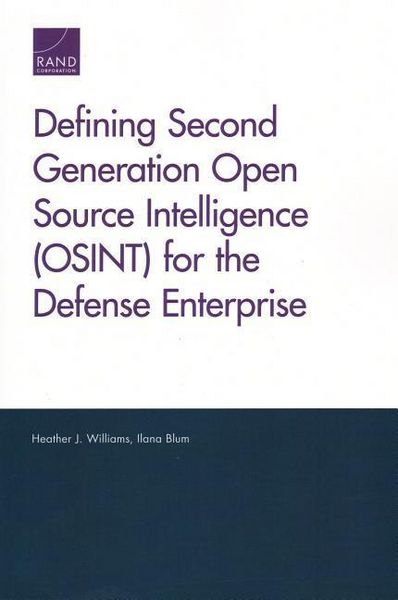 Produktbild: Defining Second Generation Open Source Intelligence (Osint) for the Defense Enterprise
