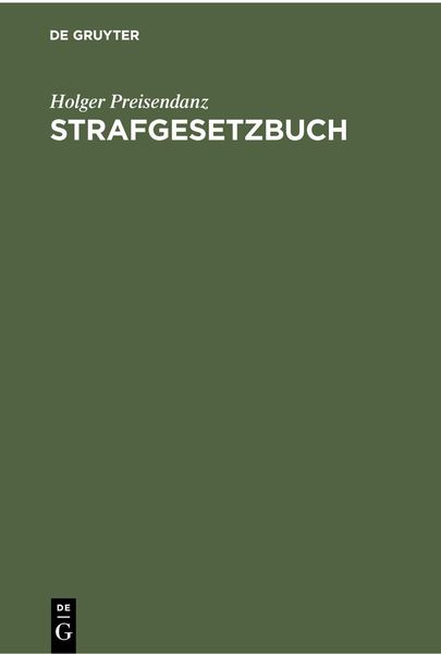 Produktbild: Strafgesetzbuch